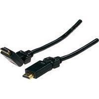 HDMI Cable [1x HDMI plug - 1x HDMI plug] 1.30 m Black Schwaiger