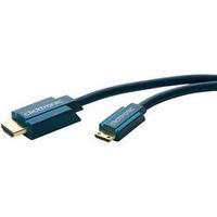 hdmi cable 1x hdmi plug 1x hdmi plug c mini 3 m blue clicktronic