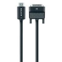 HDMI / DVI Cable [1x HDMI plug - 1x DVI plug 25-pin] 3.60 m Black Belkin