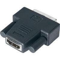 HDMI / DVI Adapter [1x HDMI socket - 1x DVI plug 25-pin] Black gold plat