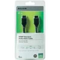 HDMI Cable [1x HDMI plug - 1x HDMI plug] 5 m Black Belkin