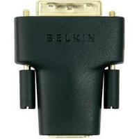 HDMI / DVI Adapter [1x HDMI socket - 1x DVI plug 25-pin] Black gold plat