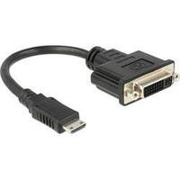 HDMI / DVI Adapter [1x HDMI plug C mini - 1x DVI socket 29-pin] Black