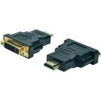 HDMI / DVI Adapter [1x HDMI plug - 1x DVI socket 29-pin] Black