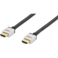 HDMI Cable [1x HDMI plug - 1x HDMI plug] 10 m Black/silver ednet