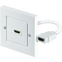 HDMI Adapter [1x HDMI socket - 1x HDMI socket] White Goobay