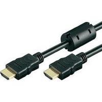 HDMI Cable [1x HDMI plug - 1x HDMI plug] 5 m Black Goobay