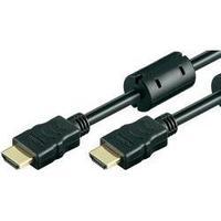 hdmi cable 1x hdmi plug 1x hdmi plug 150 m black goobay