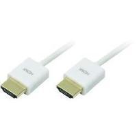 HDMI Cable [1x HDMI plug - 1x HDMI plug] 1.50 m White LogiLink