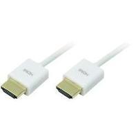 hdmi cable 1x hdmi plug 1x hdmi plug 3 m white logilink