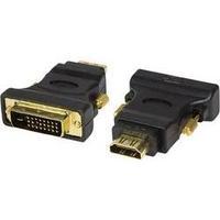 HDMI / DVI Adapter [1x HDMI socket - 1x DVI plug 25-pin] Black