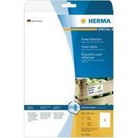 Herma 10911 Labels (A4) 210 x 297 mm Paper White 25 pc(s) Permanent Adhesive labels (extra strong), All-purpose labels I