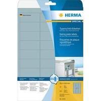 Herma 4222 Labels (A4) 63.5 x 29.6 mm Polyester film Silver 675 pc(s) Permanent Nameplates Laser, Copier
