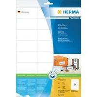Herma 8638 Labels (A4) 70 x 36 mm Paper White 240 pc(s) Permanent All-purpose labels, Franking labels Inkjet, Laser, Cop
