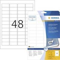 Herma 4346 Labels (A4) 45.7 x 21.2 mm Paper White 1200 pc(s) Removable All-purpose labels Inkjet, Laser, Copier
