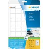 Herma 4336 Labels (A4) 35.6 x 16.9 mm Paper White 2000 pc(s) Permanent All-purpose labels, Address labels Inkjet, Laser, 