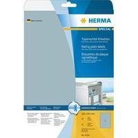 Herma 4224 Labels (A4) 210 x 297 mm Polyester film Silver 25 pc(s) Permanent Nameplates Laser, Copier