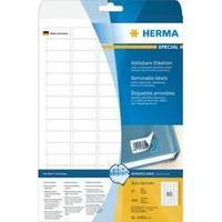 Herma 10003 Labels (A4) 35.6 x 16.9 mm Paper White 2000 pc(s) Removable All-purpose labels, Price labels Inkjet, Laser, 