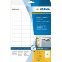 Herma 9531 Labels (A4) 45.7 x 21.2 mm PE film White 480 pc(s) Permanent All-purpose labels, Weatherproof labels Laser, C
