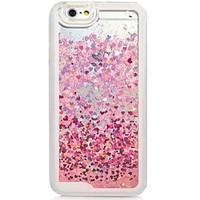 heart back flowing quicksand liquidprinting pattern pc hard case cover ...