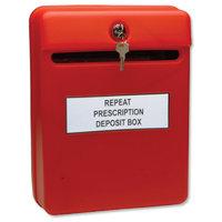 HELIX POST SUGGESTION BOX RED W81060