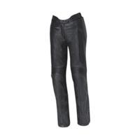 held eboney ladies leather pants