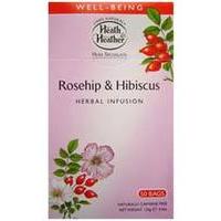 heath and heather rosehip hibiscus herbal tea 50bag
