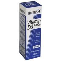 HealthAid Vitamin D3 1000iu New 20ml