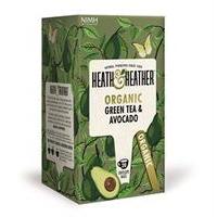 heath and heather organic green tea avocado 20bag