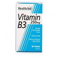 HealthAid Vitamin B3 (Niacinamide) 250mg 90 tablet