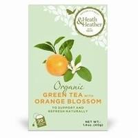 Heath And Heather Organic Green Tea & Orange 20bag
