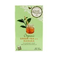 heath and heather org green tea manuka honey 20bag