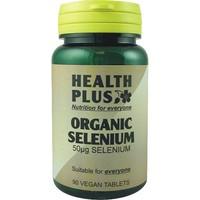 health plus organic selenium 50ug 90 tablet