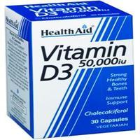 HealthAid Vitamin D3 50, 000iu 30 tablet