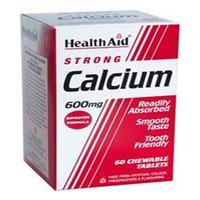 HealthAid Calcium 600mg - Chewable 60 tablet
