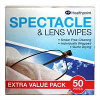 healthpoint spectacle wipes 50