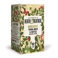 heath and heather organic yerba mate nettle 20bag