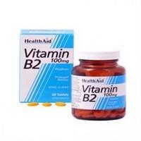 HealthAid Vitamin B2 (Riboflavin) 100mg 60 Tablet