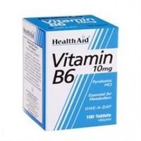 HealthAid Vitamin B6 (Pyridoxine HCl) 10 100 Tablet