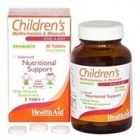 healthaid childrens multivitamin minerals 30 tablet