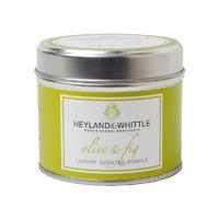 Heyland & Whittle Olive & Fig Candle In A Tin 180g
