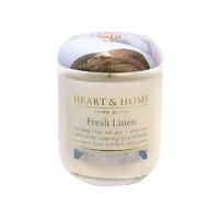 Heart & Home Fresh Linen Large Candle 725g