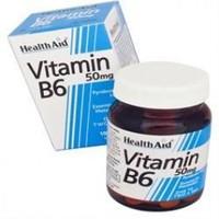 HealthAid Vitamin B6 (Pyridoxine HCl) 50 100 Tablet