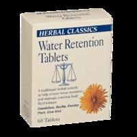 Herbal Classics Water Retention 60 Tablets - 60 Tablets