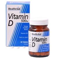 HealthAid Vitamin D 500iu Tablets
