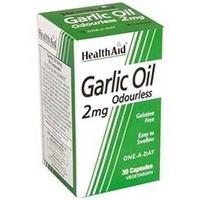 health aid garlic oil odourless 30 x 2mg vcaps