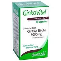 Health Aid Ginkgo Biloba Extract 30 x 5000mg Caps