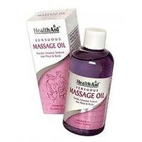 health aid sensuous massage oil 150ml bottles