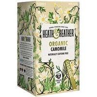 heath heather organic chamomile tea 20 bags