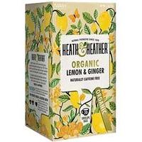 Heath & Heather Organic Lemon & Ginger Tea 20 Bag(s)